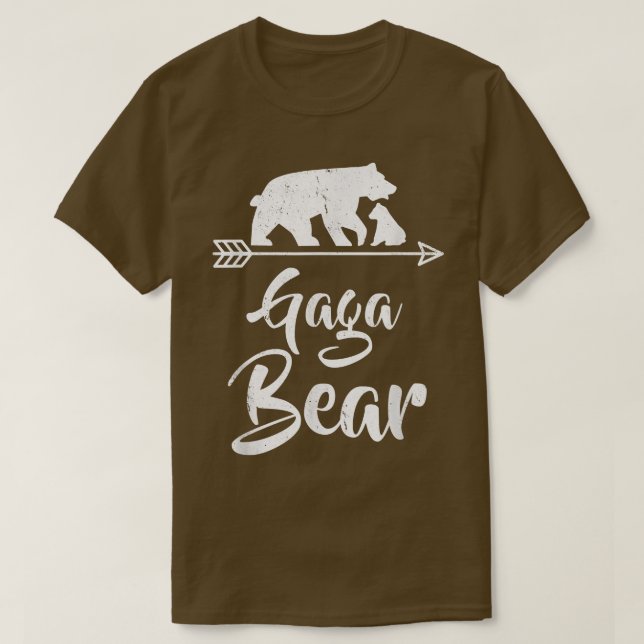 Gaga Bear Matching Familjens juldräkt T Shirt (Design framsida)