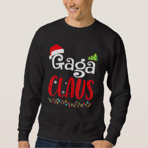 Gaga Claus Matchande Jul Familj Christmas Pyjamas  Lång Ärmad Tröja