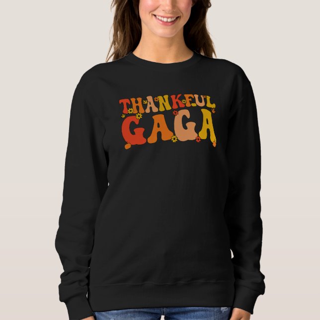 Gaga farmors Thanksgiving Gaga Grandm T Shirt (Framsida)