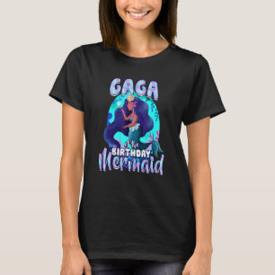 Gaga för Sjöjungfrun för födelsedagsmatchning i Pa T Shirt