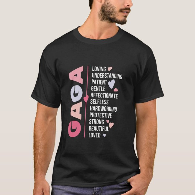 Gaga Grandma Gaga Grandmor Apprecition Long Sl T Shirt (Framsida)