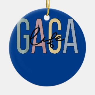 Gaga Life Gaga Grandma Boho Gaga Grandmor Julgransprydnad Keramik