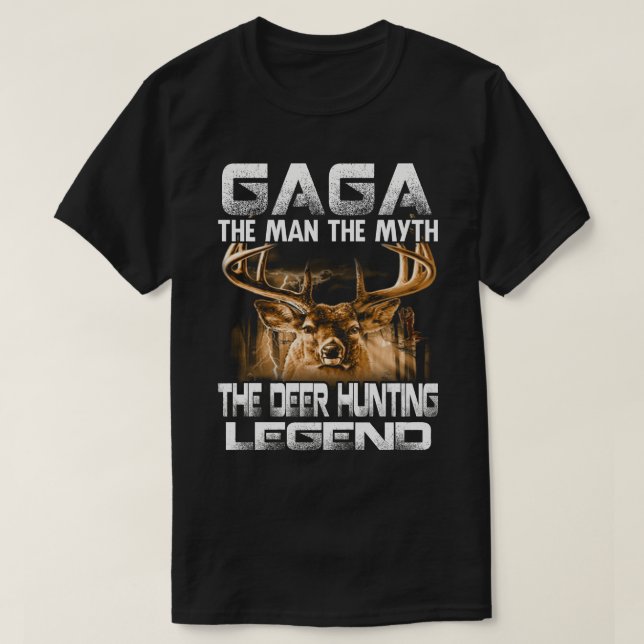 GAGA Mannen myten Hjorten jaktande legend T Shirt (Design framsida)
