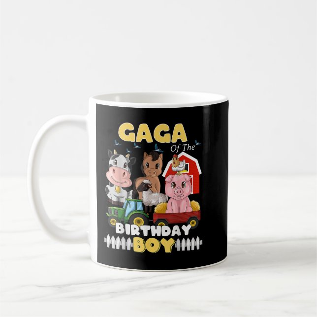 Gaga of the Birthday Boy Barnyard Boskap Tra Kaffemugg (Vänster)
