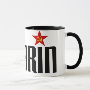 Gagarin röd stjärna mugg
