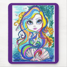 Gaggig Nymph på den halva snäckafantasikonsten