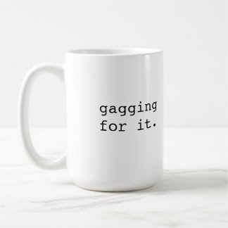 Gagging för den - britten formulerar kaffemugg