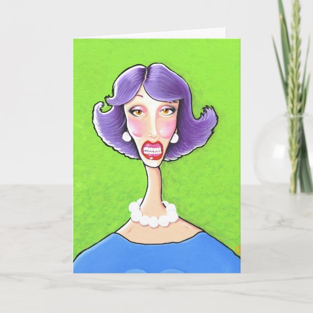 Gagging på glamouren kort (Framsida)