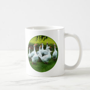 Gaggle av gäss kaffemugg