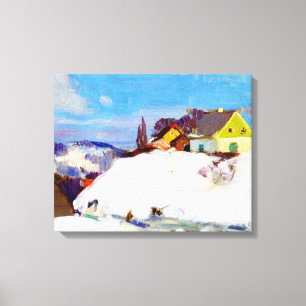 Gagnon - Farm, Baie Saint Paul Canvastryck