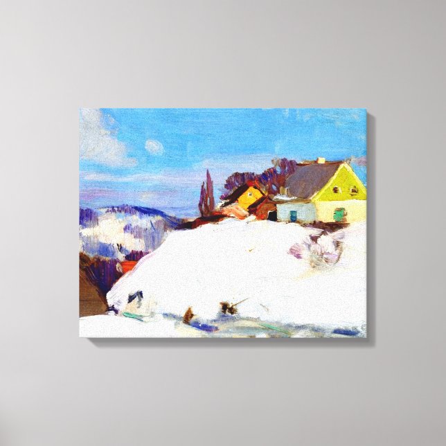 Gagnon - Farm, Baie Saint Paul Canvastryck (Framsida)