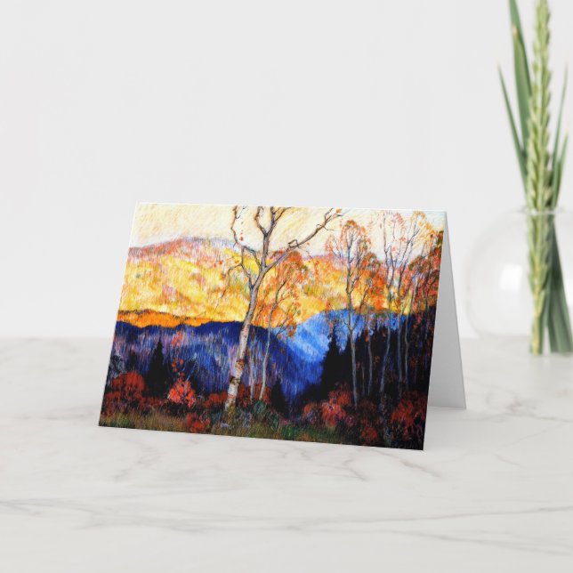 Gagnon - Golden Autumn, Laurentians Kort (Framsida)