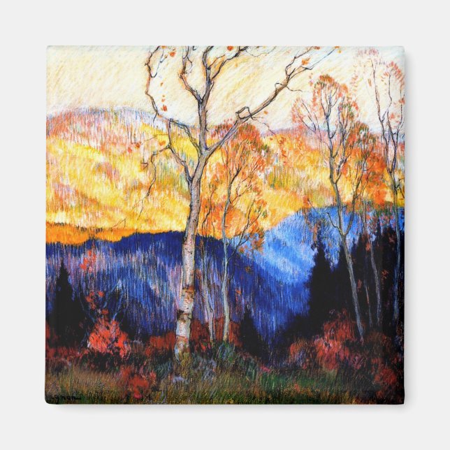 Gagnon - Golden Autumn, Laurentians Magnet (Framsidan)