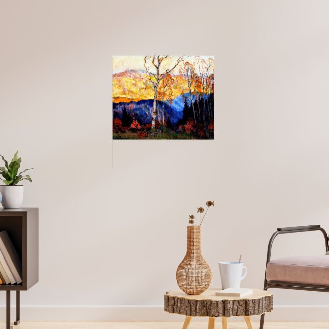 Gagnon - Golden Autumn, Laurentians Poster (Vardagsrum 3)