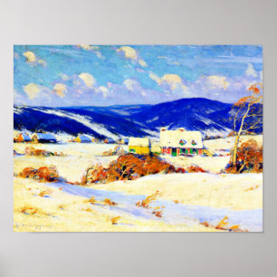 Gagnon - I Laurentians Winter (1) Poster