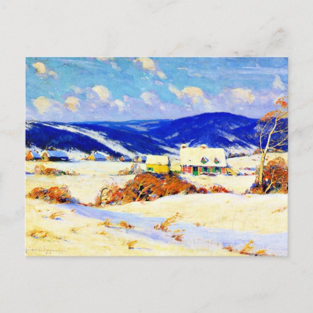 Gagnon - I Laurentians Winter Vykort (Framsida)