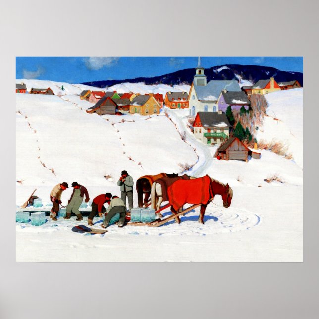 Gagnon - isskörden poster (Framsidan)