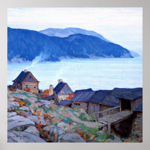Gagnon - Kväll på nordkustens Poster