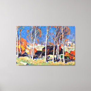 Gagnon - Lonely Village on Saint Laurence Canvastryck