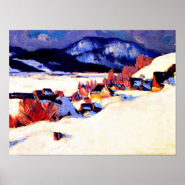 Gagnon - Rang Saint-Laurent Baie-Saint-Paul Poster (Framsidan)