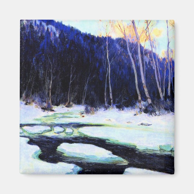 Gagnon - River Thaw, bra art Magnet (Framsidan)