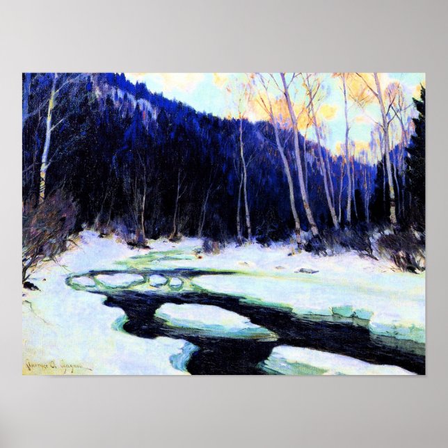 Gagnon - River Thaw, bra art Poster (Framsidan)