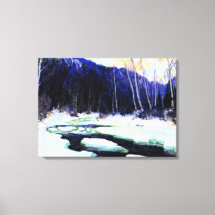Gagnon - River Thaw, finkonst Canvastryck