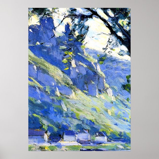 Gagnon - sommardagen, Les Andelys, Normandie Poster (Framsidan)