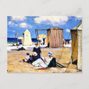 Gagnon - The Beach at Dinard, bra art Vykort