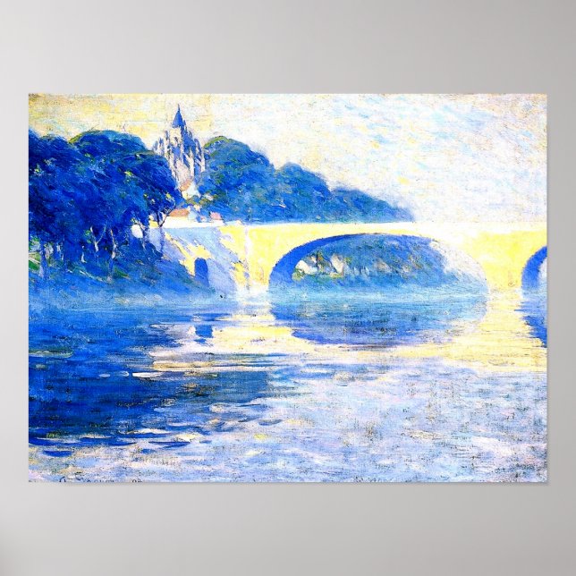 Gagnon - Tidigt God morgon Mist, Pont de l'Arche Poster (Framsidan)