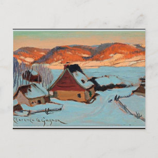 Gagnon - Twilight - Vinter i Quebec Vykort