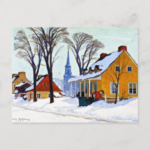 Gagnon - Winter God morgon, Baie-Saint Paul Vykort