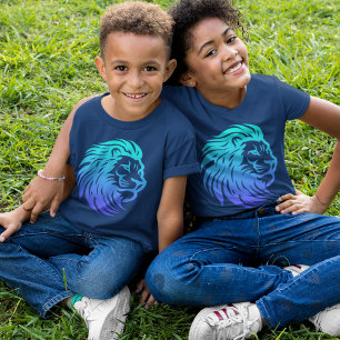 Gahanna Lions Blå Gradient T-Shirt