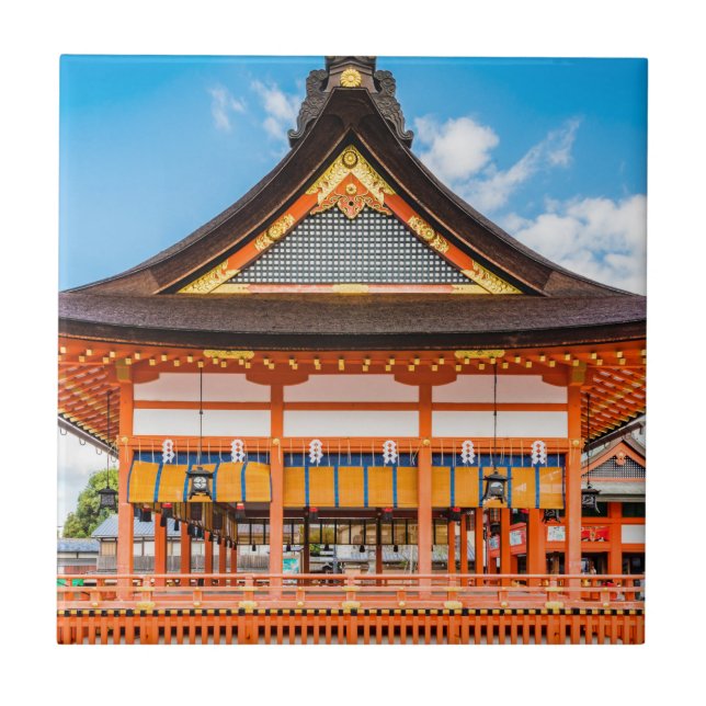 Gai-Haiden, Fushimi Inari-Taisha shrine, Kyoto #2 Kakelplatta (Framsidan)