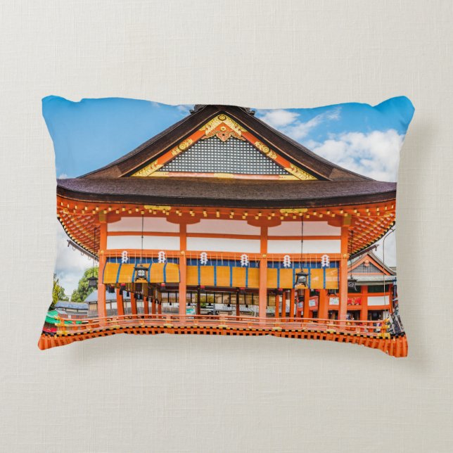 Gai-Haiden, Fushimi Inari-Taisha shrine, Kyoto #2 Prydnadskudde (Baksidan)