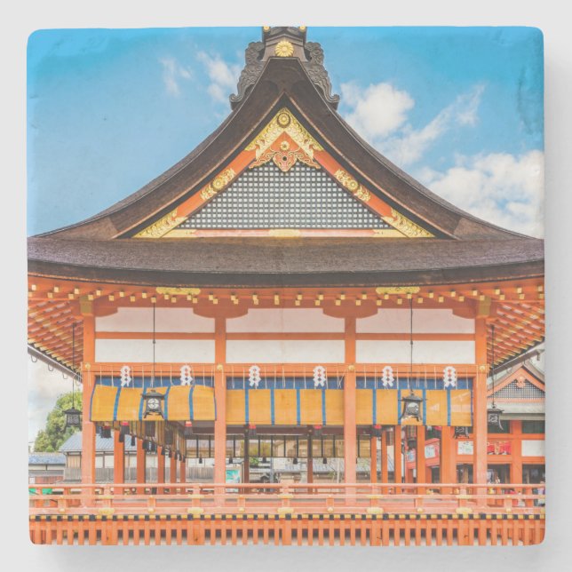 Gai-Haiden, Fushimi Inari-Taisha shrine, Kyoto #2 Stenunderlägg (Framsidan)