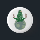 Gaia Earth Goddess, Mor Earth, Planet Earth Knapp<br><div class="desc">Fira kärlek på vår vackra planet med den här jordgudsknappen. Det är en underbar gåva till miljöaktivister.</div>