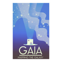GAIA Mapping the Universe Fototryck