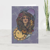 Gaia mor Earth-gudinna Tarot i världen