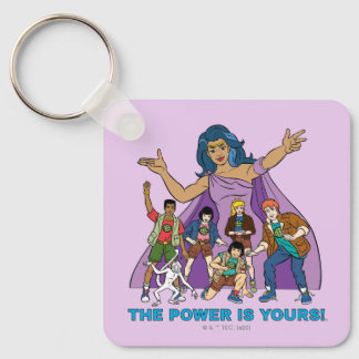 Gaia och Planeteers Graphic Nyckelring