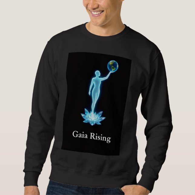 Gaia Rising Herr Tröja Lång Ärmad Tröja (Framsida)