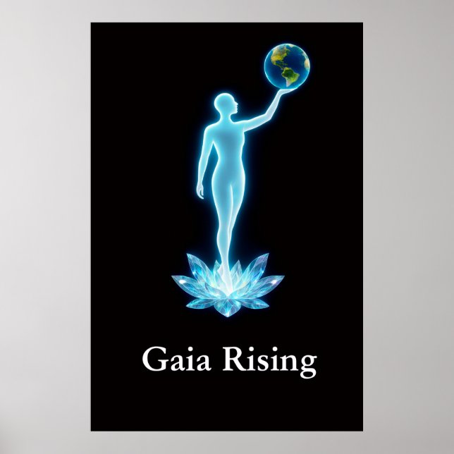 Gaia Rising Wall Art / Poster (Framsidan)