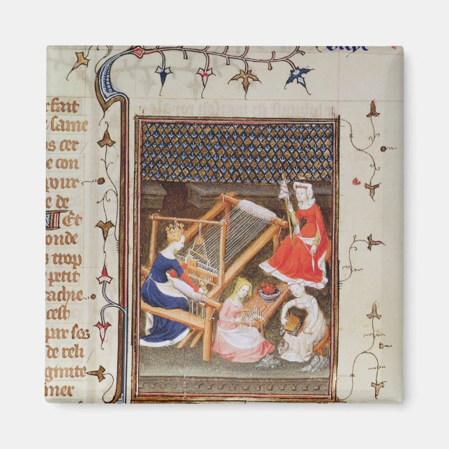 Gaias historia, från "De Claris Mulieribus" Magnet (Framsidan)