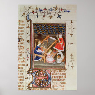 Gaias historia, från "De Claris Mulieribus" Poster