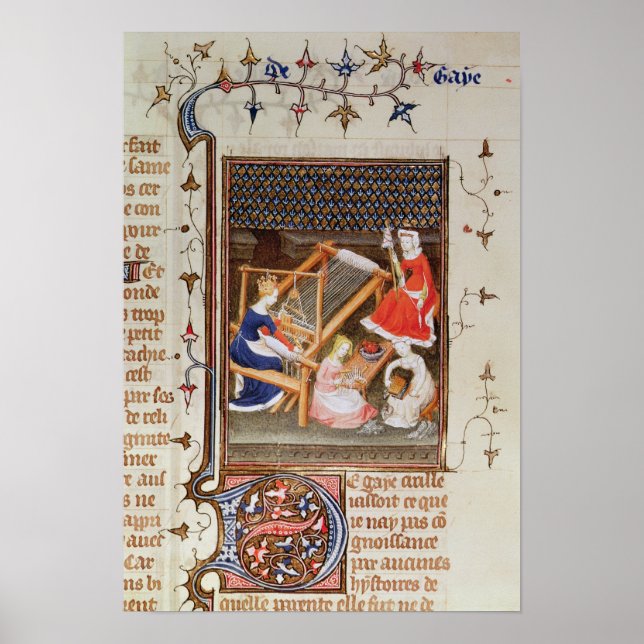 Gaias historia, från "De Claris Mulieribus" Poster (Framsidan)