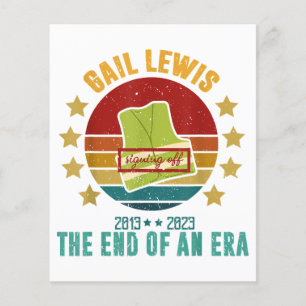 Gail Lewis, Vi Hälsar Dig, Slutet På En Epok Signi