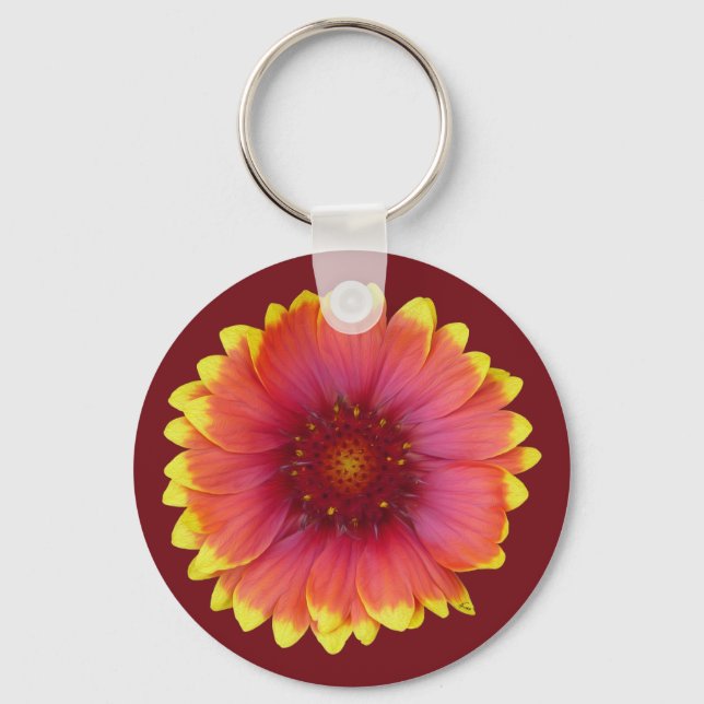 Gaillardia 1 nyckelring (Framsida)
