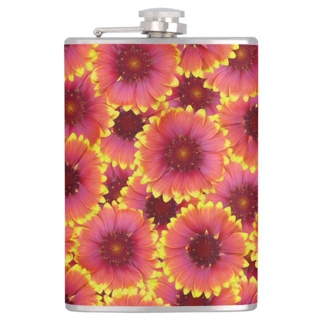 Gaillardia Seamless Mönster Fickplunta (Framsidan)