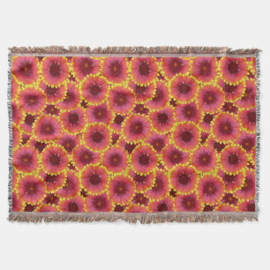 Gaillardia Seamless Mönster Filt
