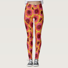 Gaillardia Seamless Mönster Leggings